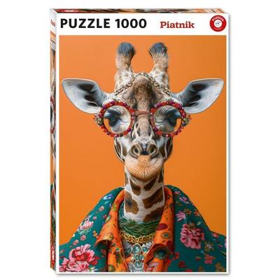 Crazy Giraffe - 1000 Teile Puzzle