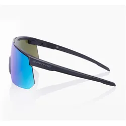 Shimano, Unisex, Sportbrille, S-PHYRE 2 All Road (Black, Blau), Blau, Schwarz