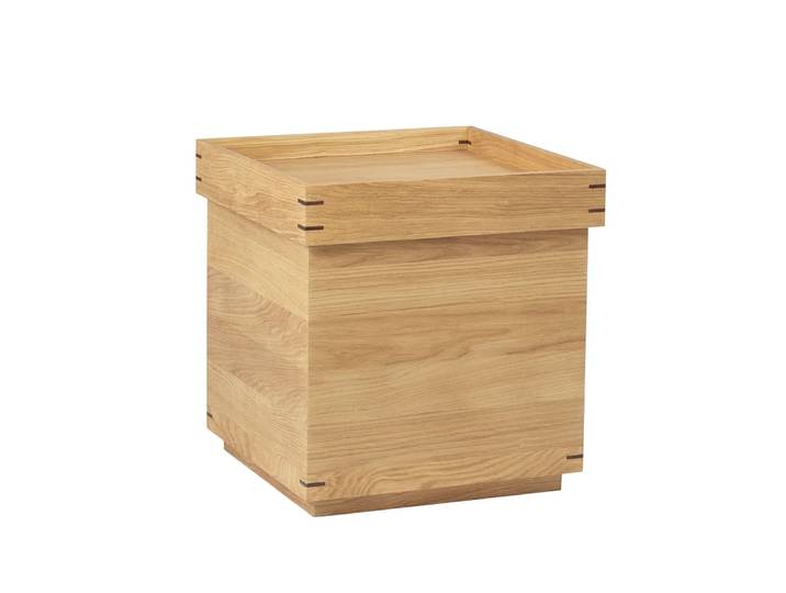 Kristina Dam Studio Table/plateau Japanese 44x44 cm dark oak, small