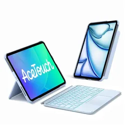 Inateck KB04122-RGB (DE), Tablet Tastatur, Blau