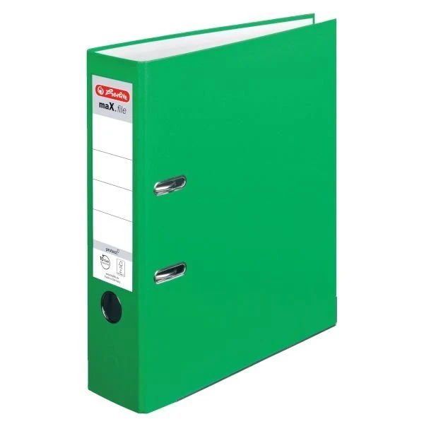herlitz Ordner maX.file protect, Rückenbr.: 80 mm, hellgrün