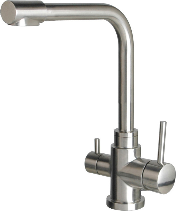 Design Edelstahl Dreiwege Wasserhahn für Vario HP Carbonit & weitere Systeme