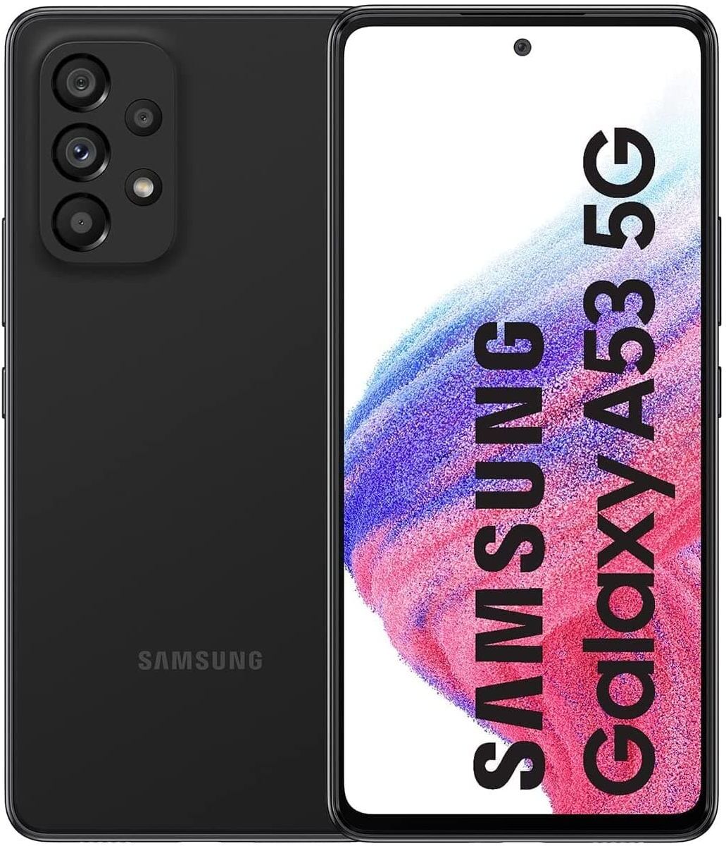 SAMSUNG Galaxy A53 5G 128GB 6GB Black Sim-Free Unlocked Mobile Phone, Used - Very Good