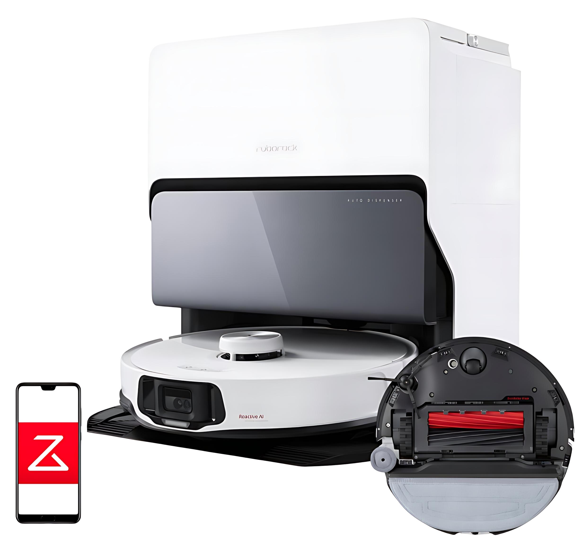 Roborock S8 MaxV Ultra 10 000 Pa 2-in-1 Staubsauger, Wischroboter Weiß