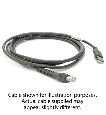 Zebra CABLE SHIELDED USB SERIES A Handscanner (CBA-UF6-C12ZAR)