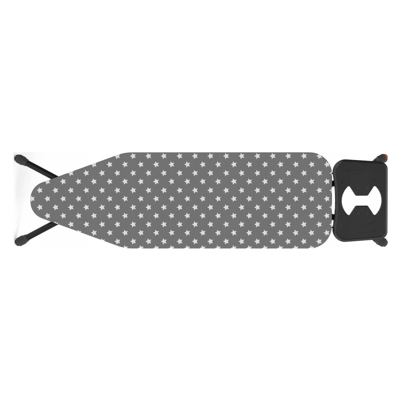Promis Bügelbrett 120x38cm PKD50 STAR massiv mit verstellbarer Stabilität (142 x 48 cm) (PKD50)