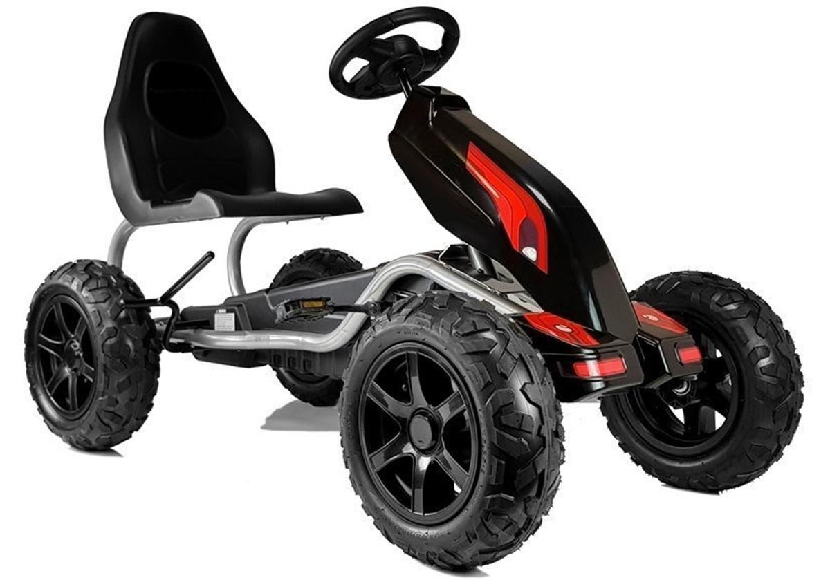 Wisam Go-kart B012 met zwarte luchtbanden