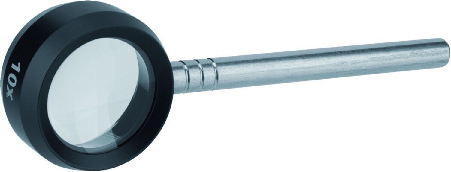 Schweizer Handlupe Tech-Line Vergr. 10x Linsen-D.28mm (60121)