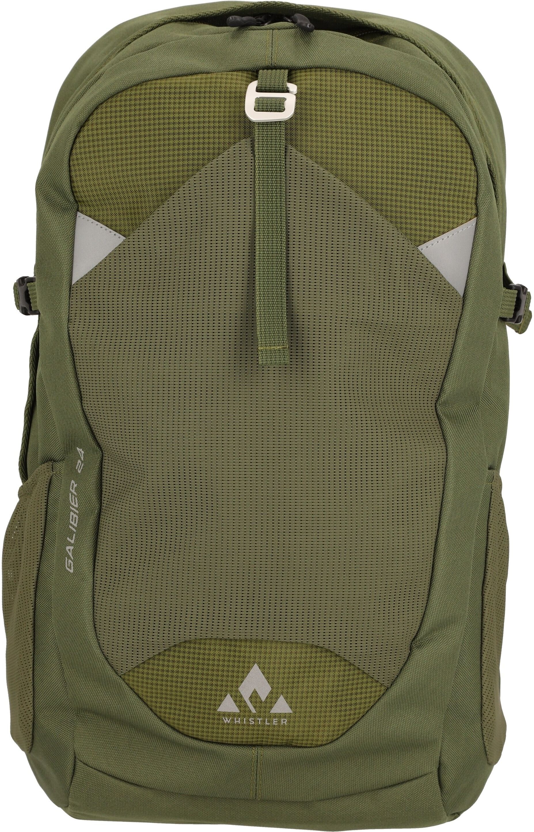 Sportrucksack WHISTLER "Galibier", grün, Rucksäcke, B/H/T: 30cm, Lederimitat, mit einem Fassungsvermögen von 24 Litern, B:30cm