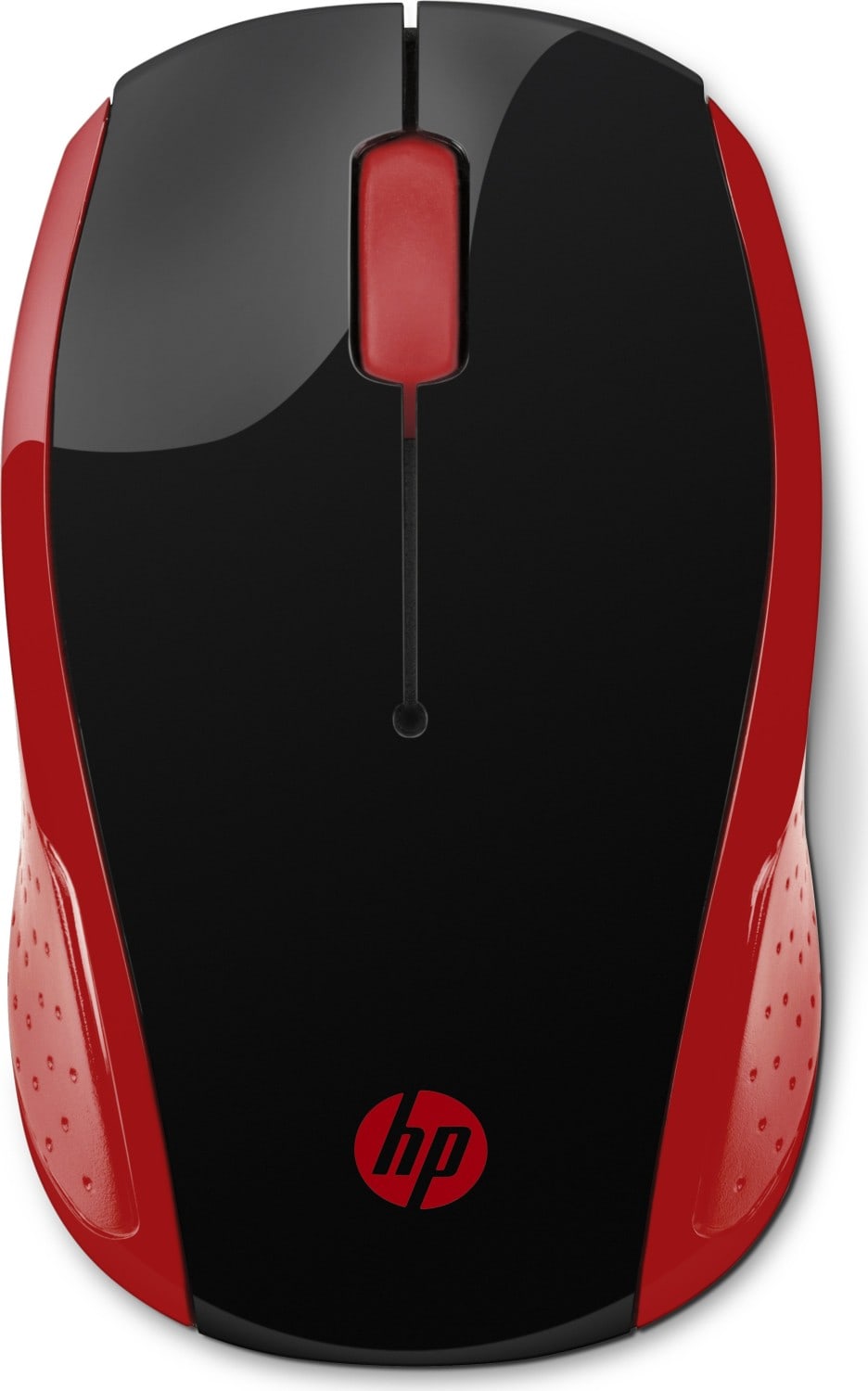 HP 200 Maus Rot kabellos für Links- & Rechtshänder