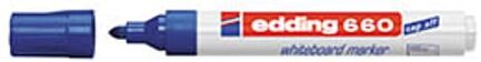 EDDING Marcador Quadro Branco   660   Ponta redonda 1.5-3mm   Azul