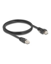 Delock Kabel RJ45 Stecker zu mit Schraubenabstand 20 mm für GigE Kamera Cat.6A CAT 6a (80477)