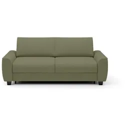 Schlafsofa Monza Stoff Grün Dunkelgrün