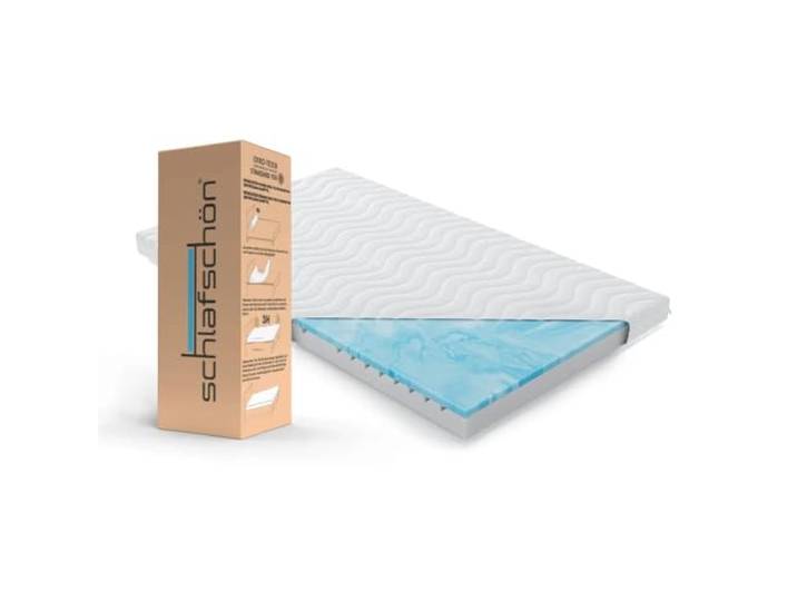 BREMER SITZBEZÜGE Schlafschön Premium 7-Zonen Kaltschaummatratze mit integriertem Topper H3 160x200 cm Öko-Tex