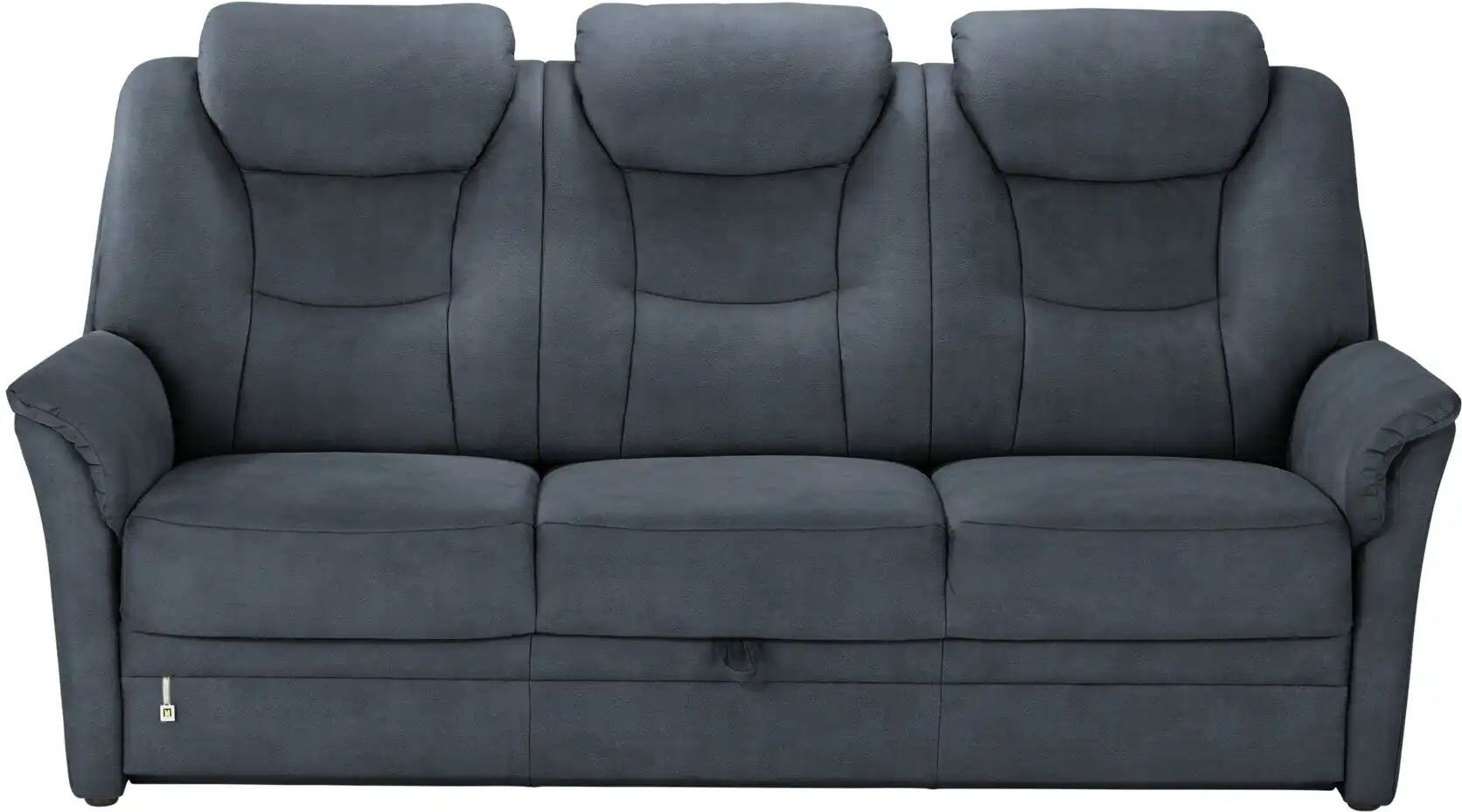 Höffner Einzelsofa  Neckar ¦ blau ¦ Maße (cm): B: 210 H: 107 T: 92.0
