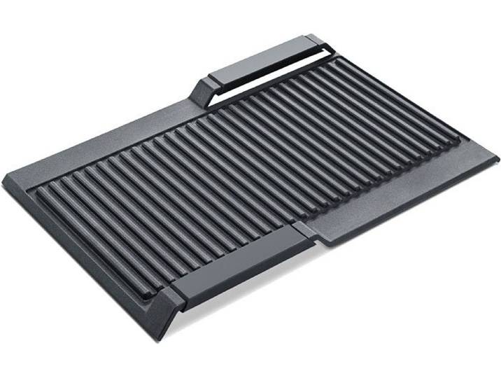 SIEMENS Grillplattenaufsatz HZ390522 , grau, Backbleche, varioInduktion, Grillplattenaufsatz