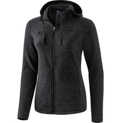 ERIMA Fußball - Teamsport Textil - Jacken Fleecejacke Damen, Größe 36 in Schwarz Schwarz