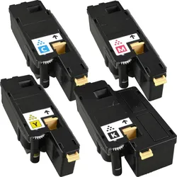 4 Kompatible Toner ersetzt Dell E525w Multipack KCMY
