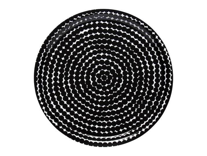 Marimekko Plateau Räsymatto Ø31cm Noir-blanc