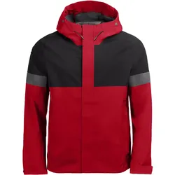 Regenjacke "LUCA" - M - rot/schwarz