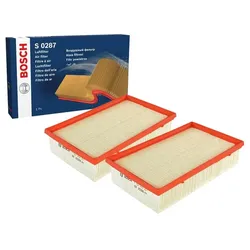 2x Luftfilter BOSCH F 026 400 287 für Seat VW Audi Skoda Cupra Leon ST A3 Limousine