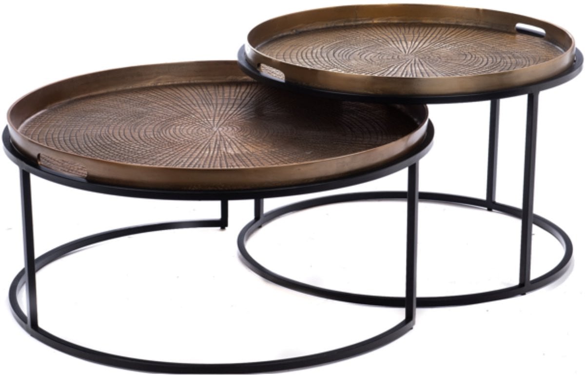 Starfurn Salontafel Julie - Brons - B/D/H: 79 x 79 x 38 cm
