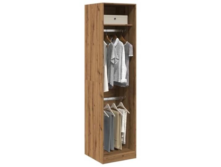 HKLGBVCR Kleiderschrank, Eiche, 50 x 50 x 200 cm, Holz