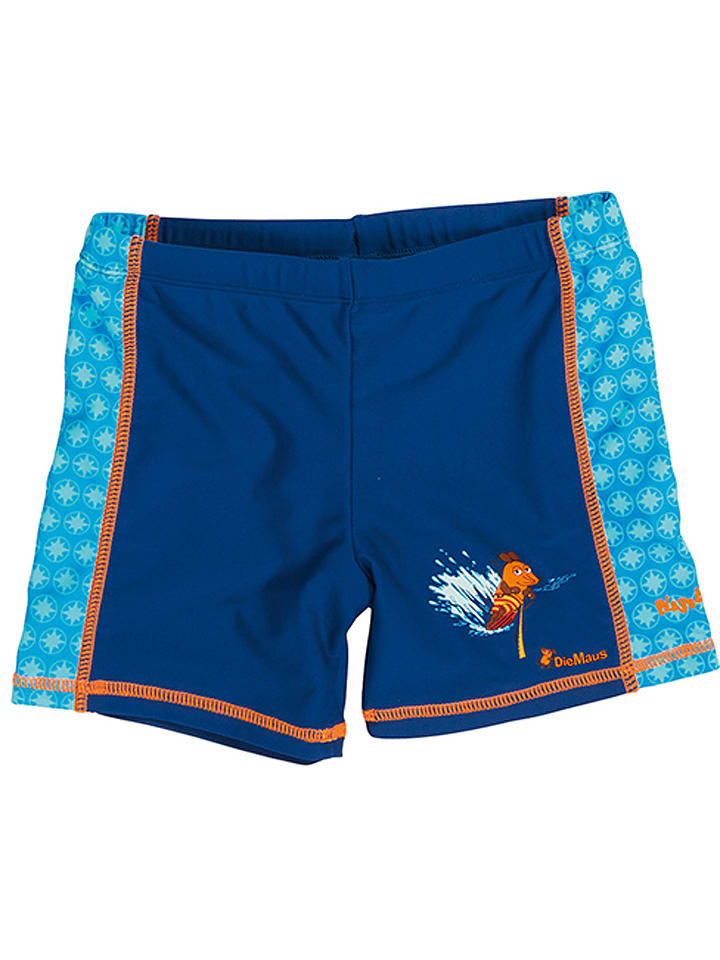 Playshoes Badeshorts "Die Maus" in Blau - 110/116