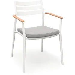 solpuri Stapelsessel Pia Aluminium Weiß