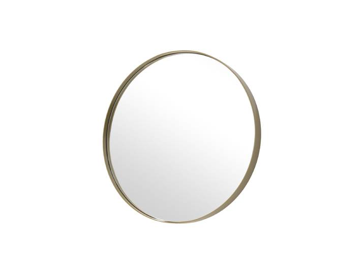 Runder Design Wandspiegel „Donna“ Ø 60 cm Gold Spinder Design