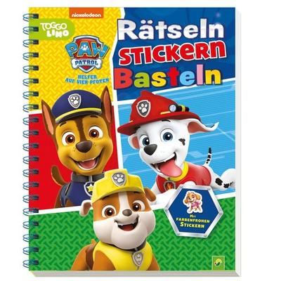 PAW Patrol - Rätseln Stickern Basteln, Taschenbuch von Schwager & Steinlein Verlag, Schwager & Steinlein, 978-3-8499-2766-0