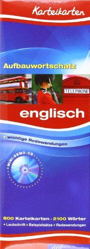 Karteikarten Aufbauwortschatz Englisch Stufe B1 + B2: Mehr als 800 Karteikarten. Über 2100 Stichwörter. Mit Lautschrift - Preis vom 30.09.2026 09:01:18 h