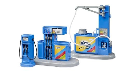 Bruder 62113 Accessoires tankstation en wasplaats