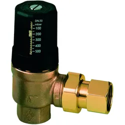 Heimeier Differenzdruck-Überstromventil 5503-03.000 DN 20, flachdichtende Verschraubung, Rotguss