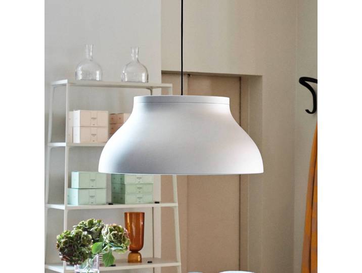 HAY Designer Hängelampe PC L, dimmbar, alu / grau / zink, für Wohn- / Esszimmer, Aluminium, Design, Pendelleuchte