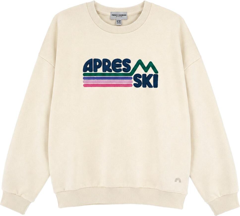 French Disorder  - Rosa Warmy Apres Ski Broderie Coconut - M - Sweat