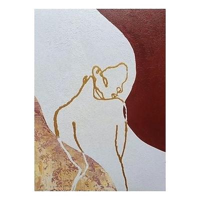 Ölgemälde 100% handgefertigt, handgemalt, abstrakter Akt, sexy Körper, Paar, Leinwand, Gemälde, Liebhaber, Kuss, Liebhaber, Heimdekoration, Dekor, gerollte Leinwand, kein Rahmen, ungedehnt