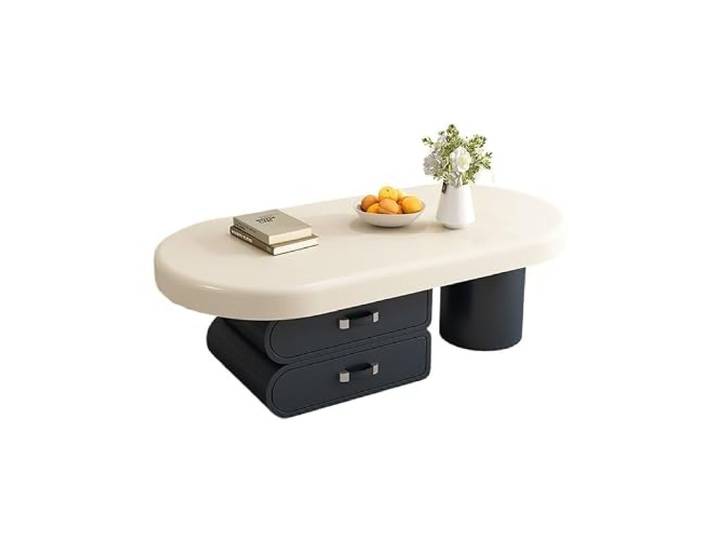 9bbhfJw4R Couchtisch im Landhausstil Moderne kreative minimalistischen Kaffee Tisch Wohnzimmer Haushalt Luxus Premium gefühl von lagerung kleine haushalts Tee(130x60x40cm)