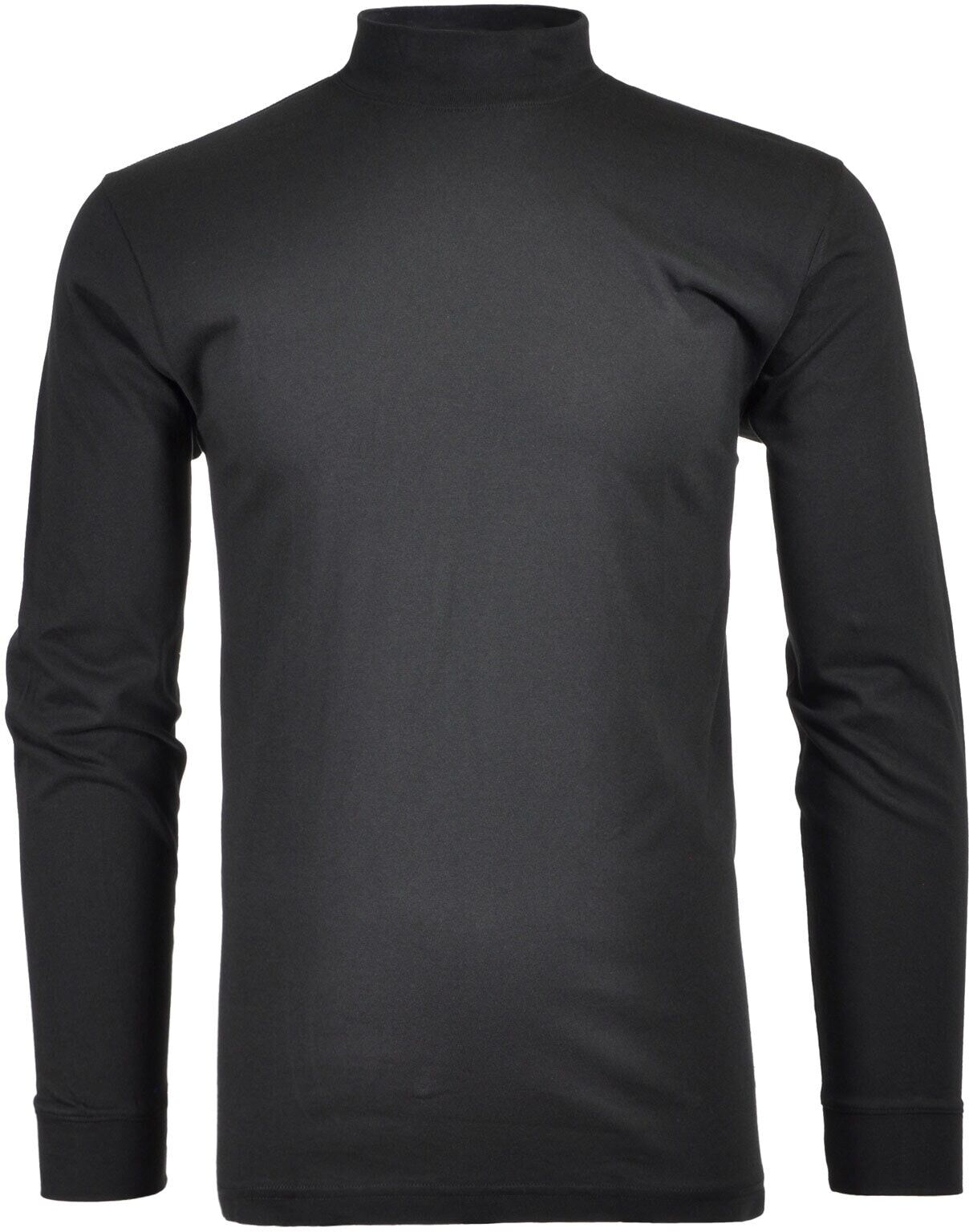 Longshirt RAGMAN, Herren, Gr. 114, schwarz, Jersey, Baumwolle, Shirts Longshirt schwarz 114