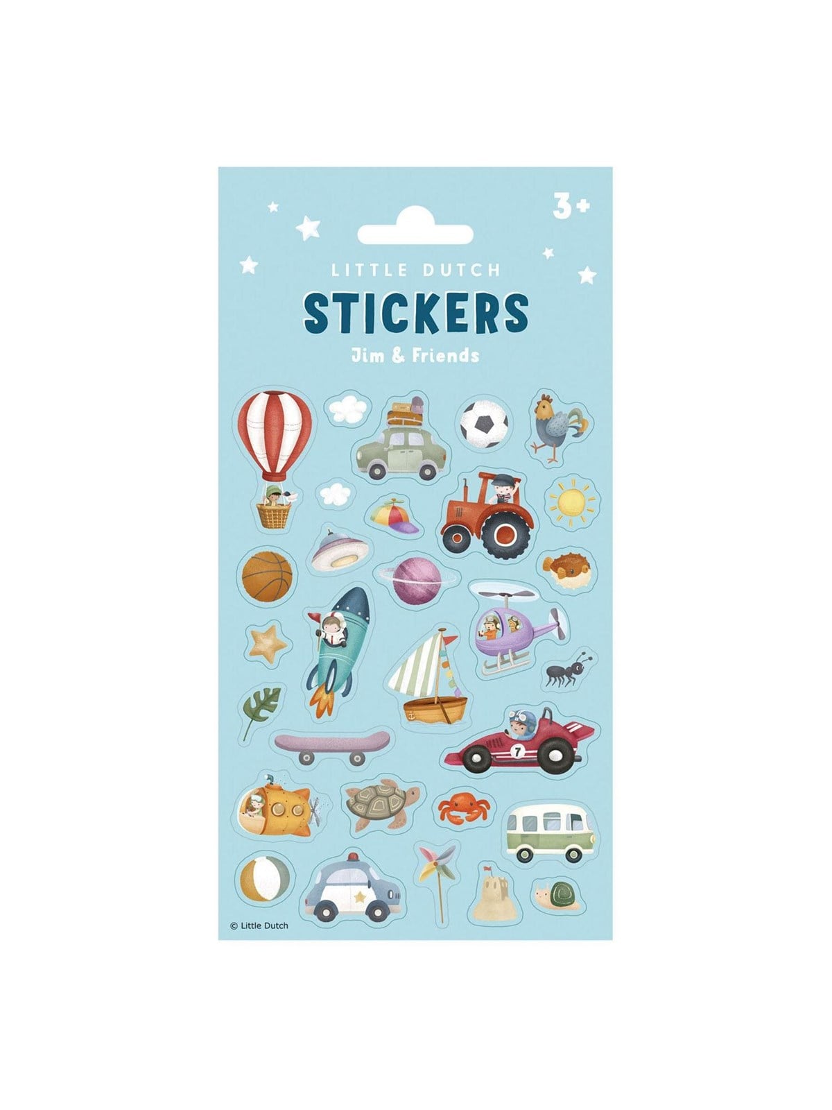Little Dutch Stickers Jim & Friends 10pcs.
