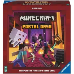 Ravensburger Minecraft Portal Dash gra planszowa 274369 (Polnisch, Slowakisch, Tschechisch, 1 - 4 Spieler)