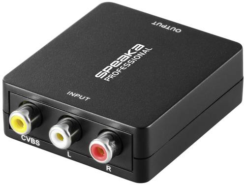 SpeaKa Professional AV Konverter [Cinch - HDMI] 1920 x 1080 Pixel