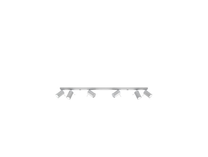 Design Deckenlampe „Ring“ 6-Flammig (linear) Grau Sollux Lighting