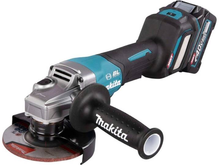 Meuleuse d'angle sans fil Makita XGT 40 V max - 125 mm - 3 000 - 8 500 tr/min