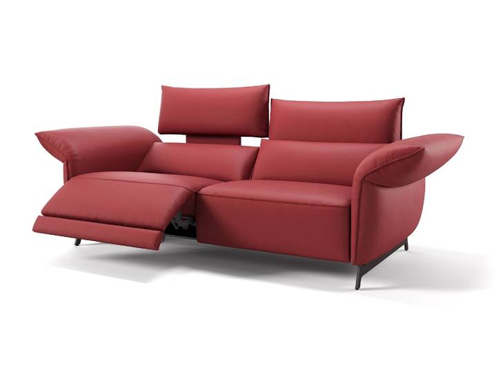 Designer Ledersofa Ledercouch CUNEO Garnitur