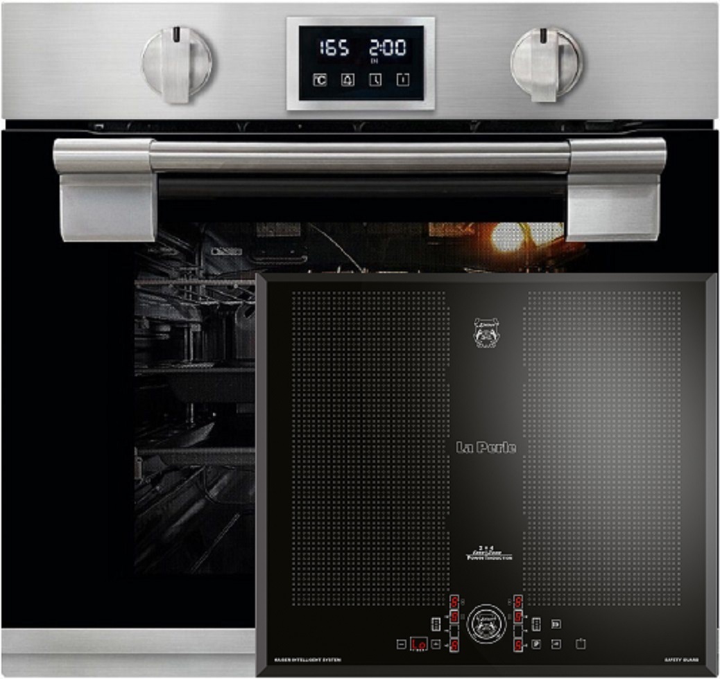 Herd Set/ Kaiser EH 6337 Einbaubackofen 79 L + KCT 61 FI Induktions-Kochfeld 60 cm
