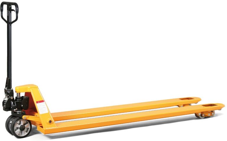 B2B Partner Palettenhubwagen, Tragfähigkeit 2000 kg, Gabellänge 2000 mm, Gummirädern