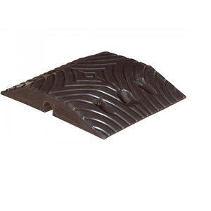 Moravia Fahrbahnschwelle TOPSTOP 20, 280.11.430, aus Gummi, Normelement, schwarz, 25 x 34 x 5cm
