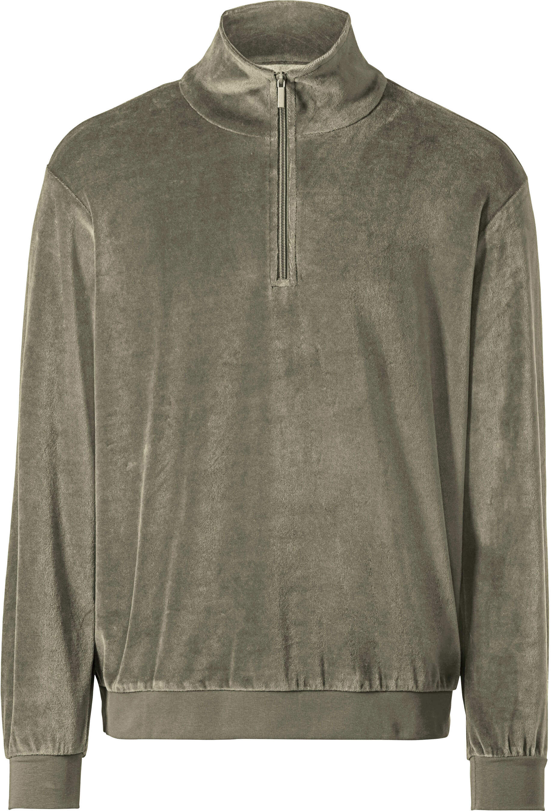 Trainingsshirt WITT "Nicki-Sweatshirt Nicki-Sweatshirt", Herren, Gr. 48, beige (khaki), Basic, Shirts Trainingsshirt