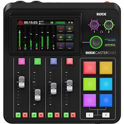 RØDE RodeCaster Duo (Studio- und Livemixer), Mischpult, Schwarz